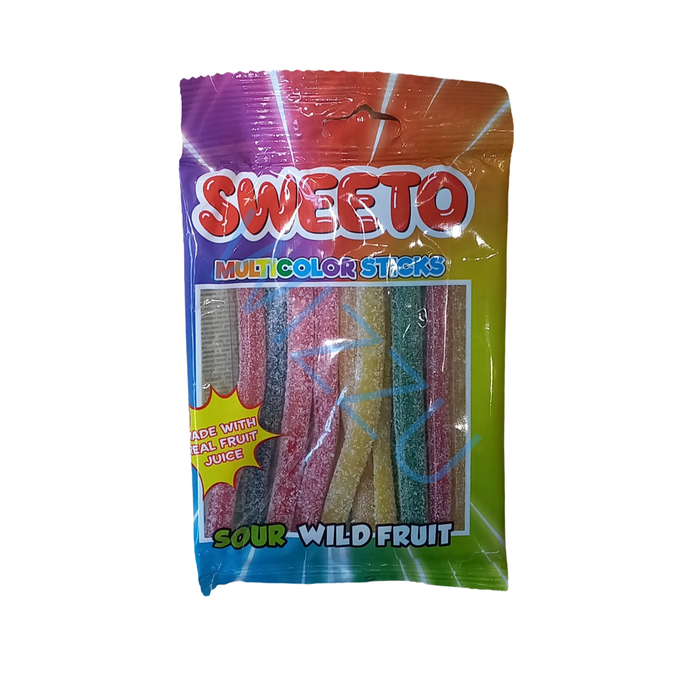 Мармелад  Sweeto Кислые Стики Фруктовый Микс 70гр