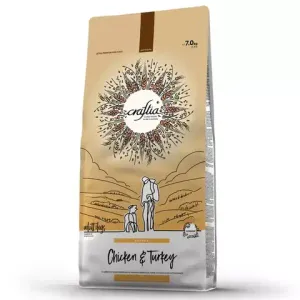 Сухой корм CRAFTIA NATURA для взрослых собак средних и крупных пород из курицы и индейки