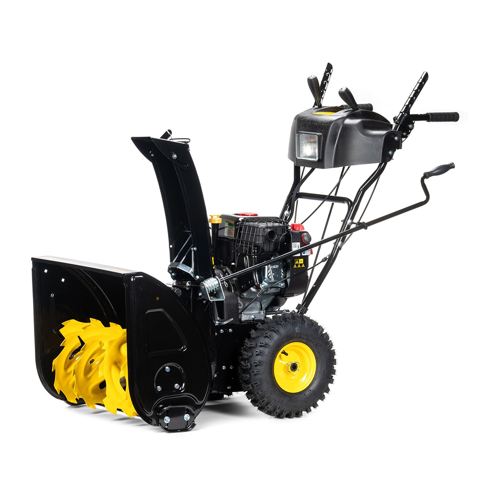 Снегоотбрасыватель CHAMPION ST761BS (6,5лсB&S950 61см6F/2Rколеса3л78,5кг эл.стартер,фара,обогрев)
