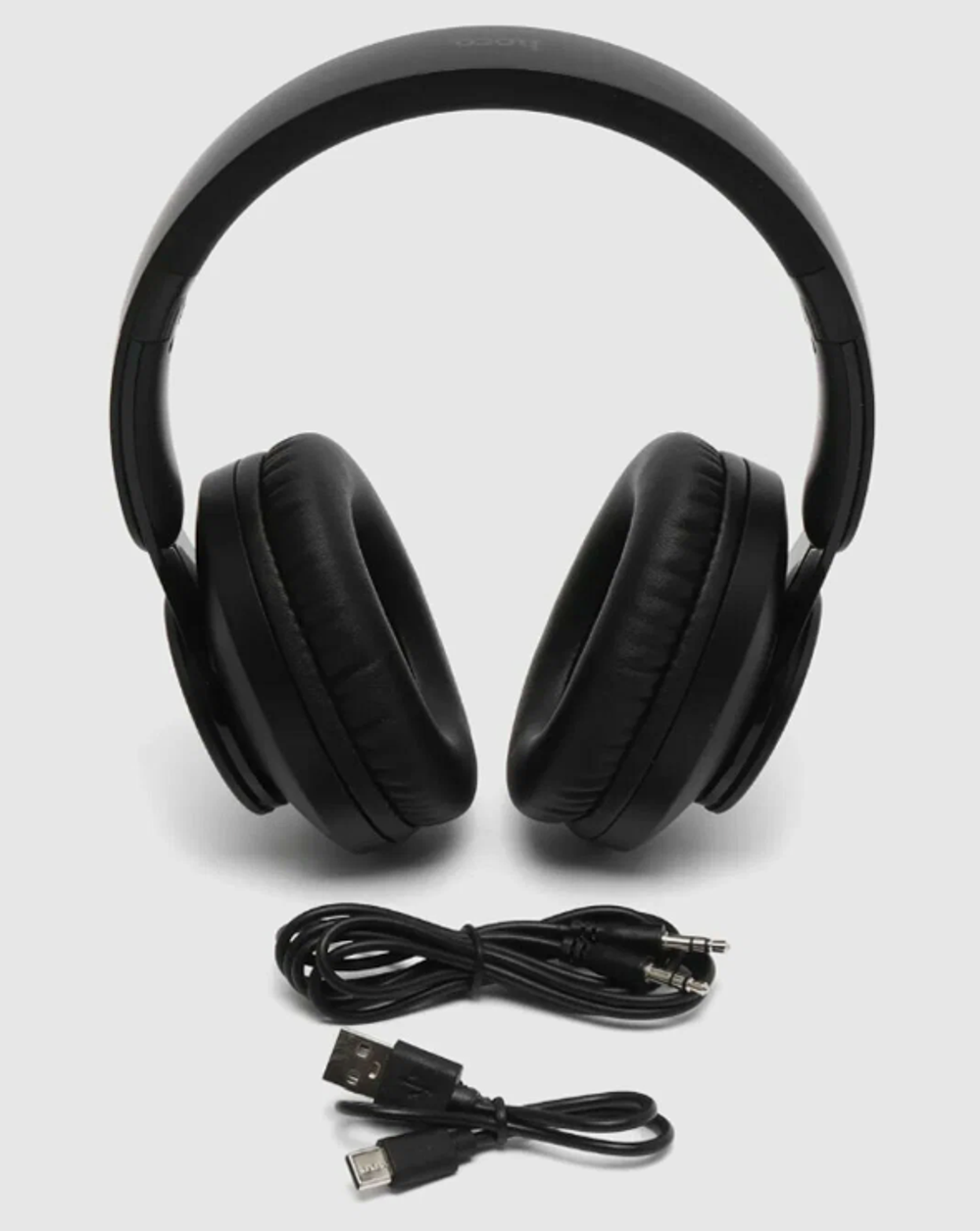 Bluetooth - гарнитура HOCO W45, накладные, BT5.3, 400mAh Black