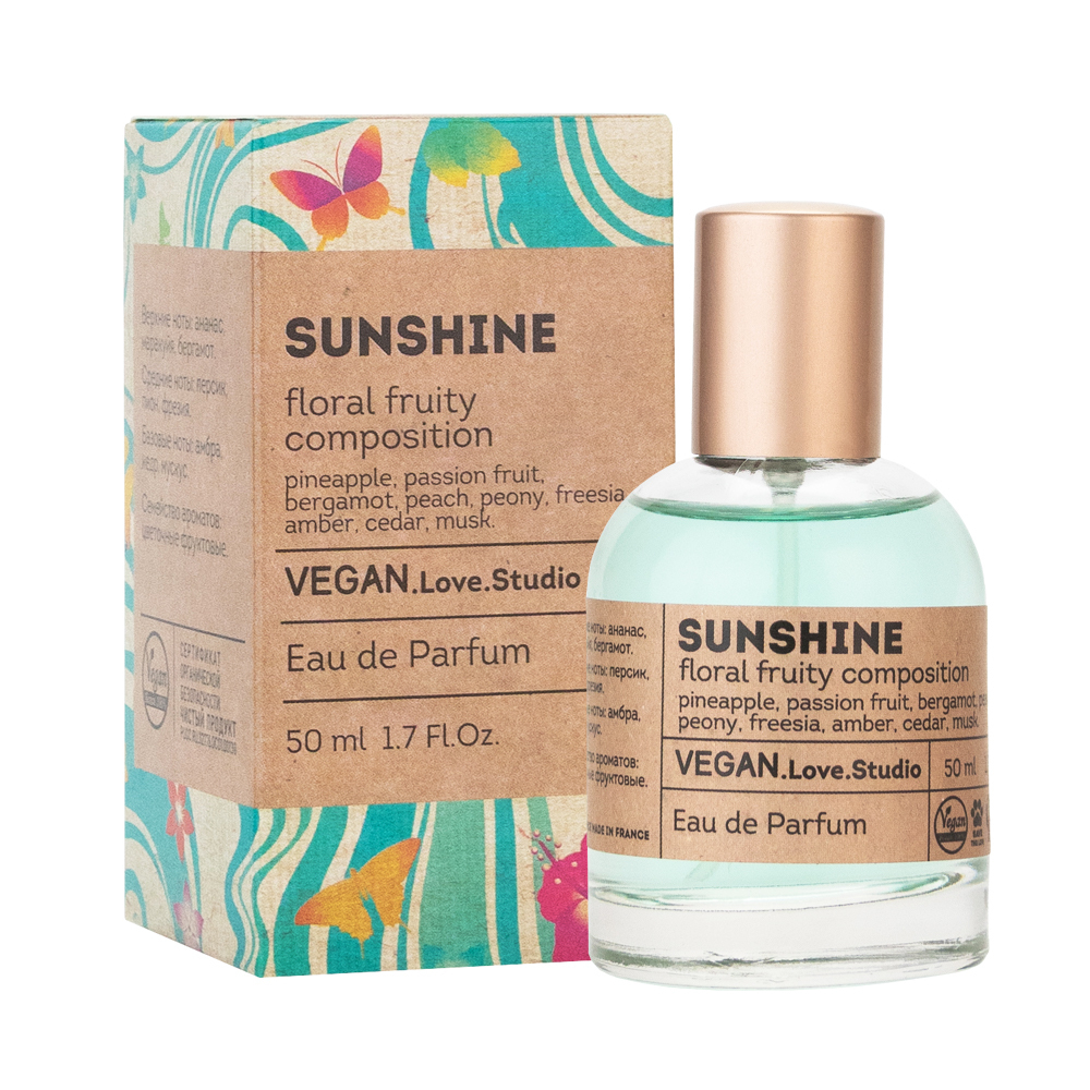 Вода парфюмерная Vegan Love Studio Sunshine (Веган Лав Студио Саншайн) – 50ml for women