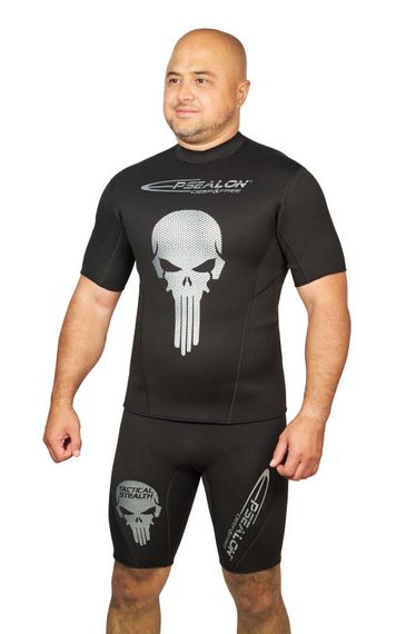 Майка Epsealon Skull с короткими рукавами 2.5 мм