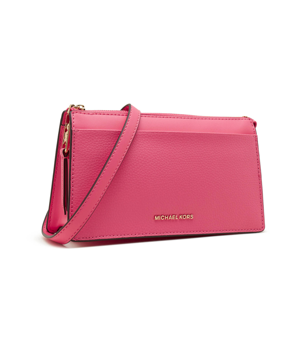 Кожаная сумка-мессенджер Michael Kors - розовый(32H3G8EC7L)