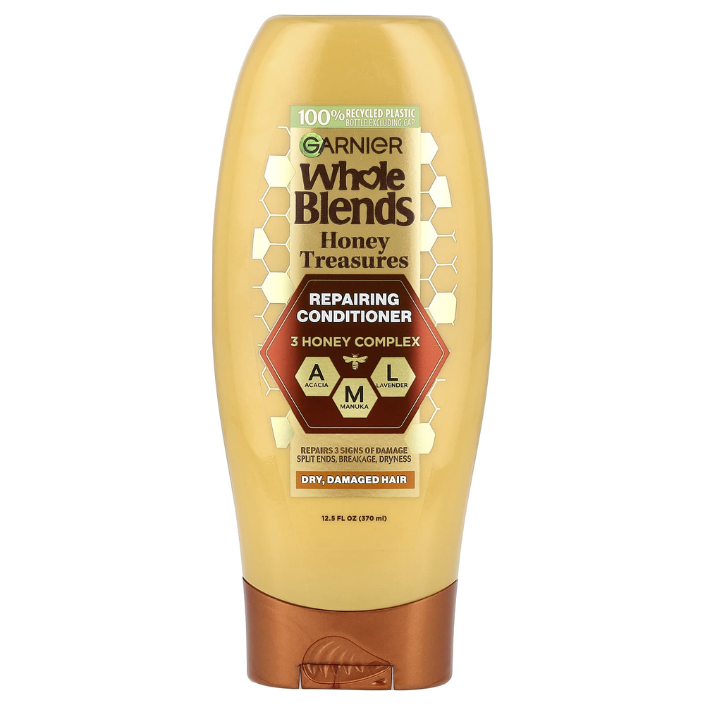Garnier, Восстанавливающий кондиционер Whole Blends, «Медовые сокровища», 370 мл