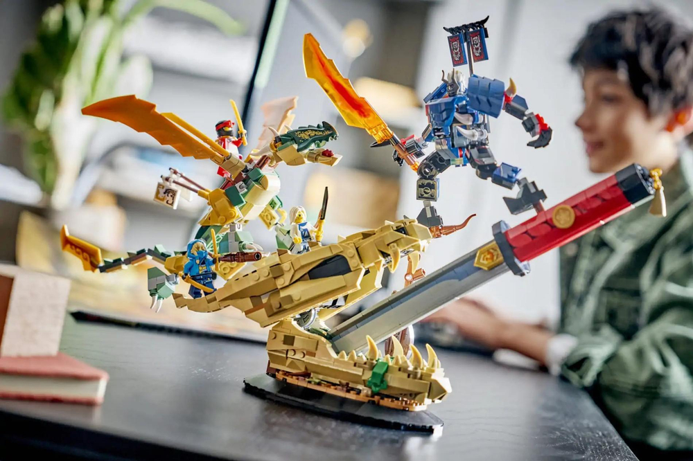 Конструктор Лего Ниндзяго Битва клинков дракона 71871 | LEGO NINJAGO Battle at the Dragon’s Blade | 1016 деталей | 9+