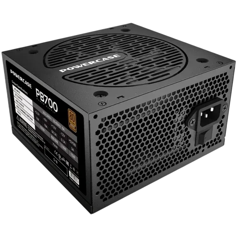 Блок питания 700 Вт Powercase PB700 Black