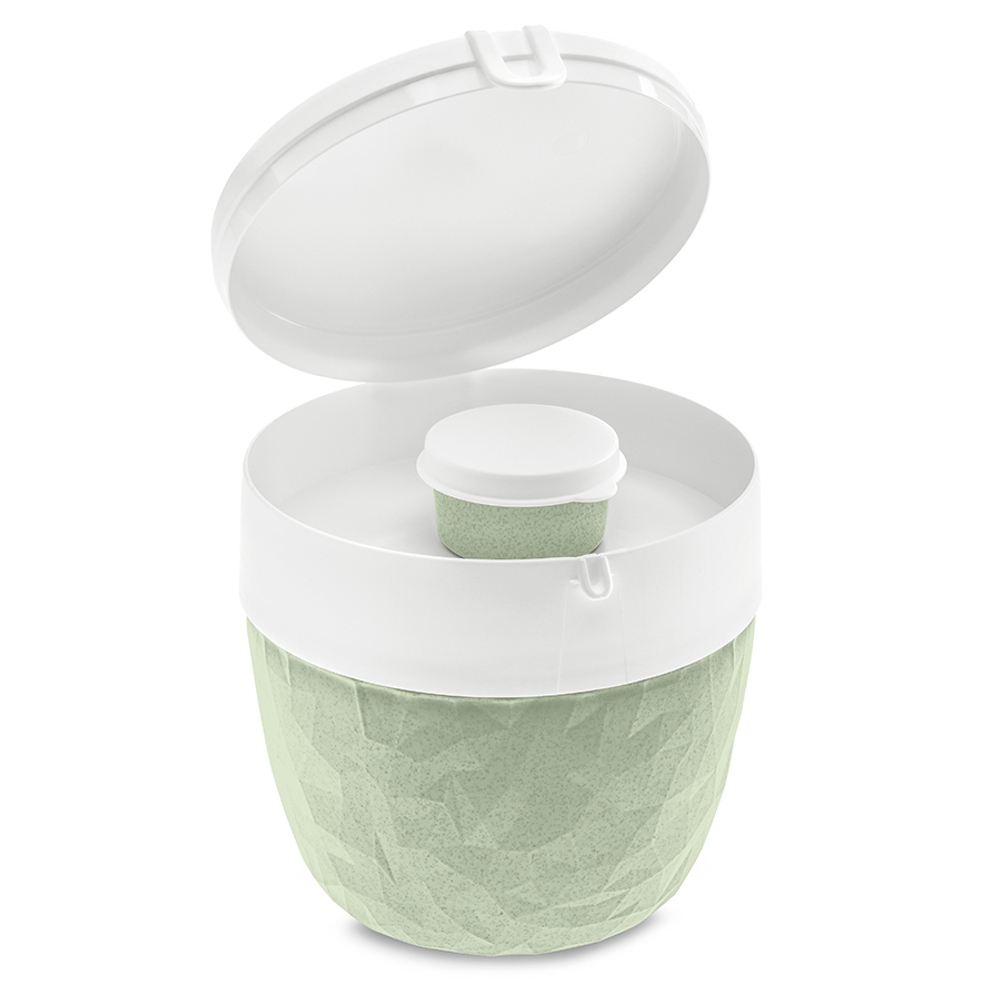 Ланч-бокс Koziol Club Bento Organic зеленый