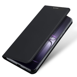 Чехол книжка из PU кожи черного цвета от Dux Ducis для OnePlus Nord CE5 и Ace 5 Racing, серия Skin Pro Series Case