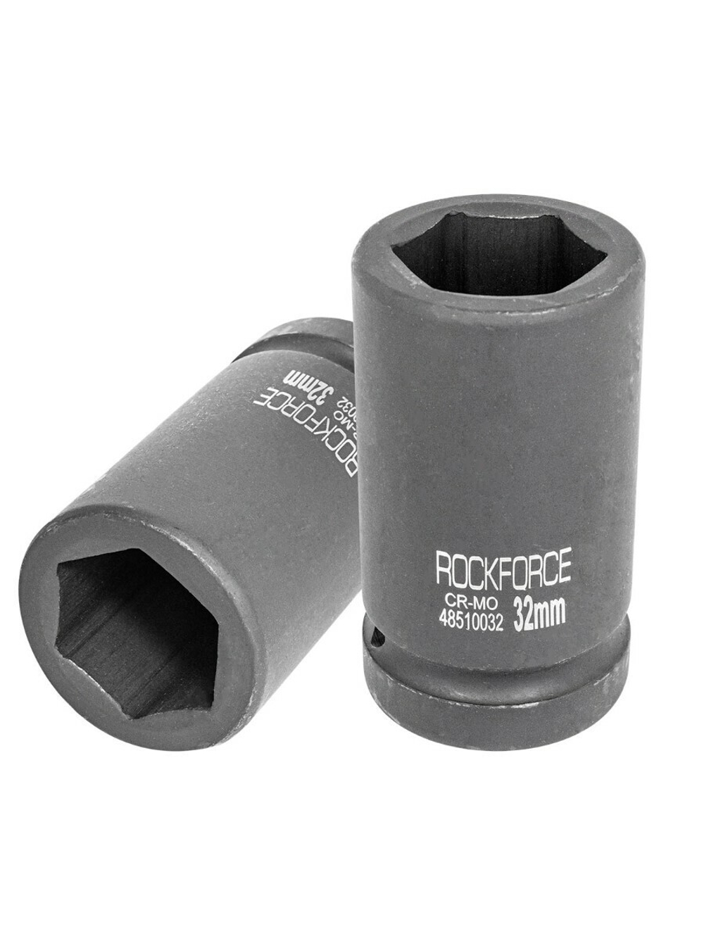 Головка ударная глубокая 32мм 1''6гр. RockForce##Rock FORCE RF-48510032