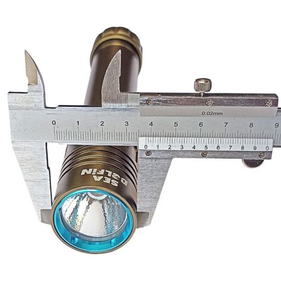Фонарь DELFiN D7 Pro 1200 lm теплый свет
