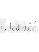Крючки для рыбалки одинарные KH-11014 Bait Holder № 6