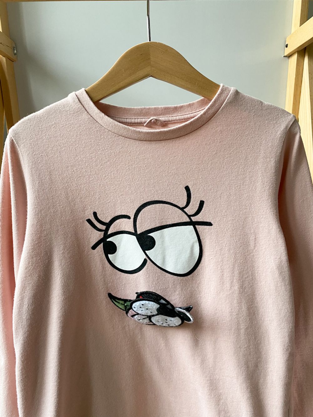 Хлопковый лонгслив Stella Mccartney, 128