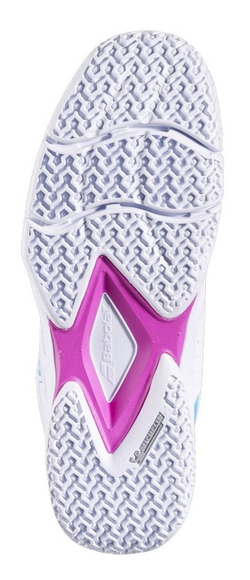 Женские кроссовки для Падел Babolat Sensa Rise - white/rhodamine red