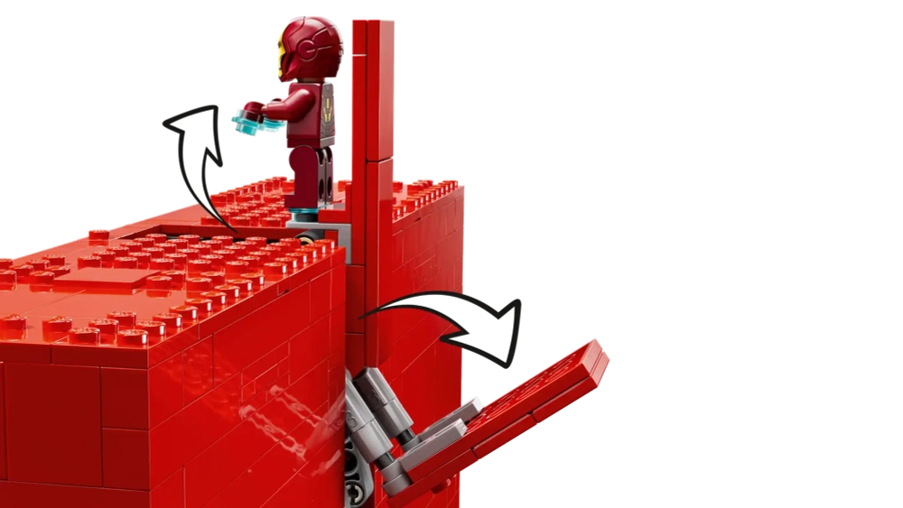 Конструктор LEGO Marvel 76313 Логотип с минифигурками