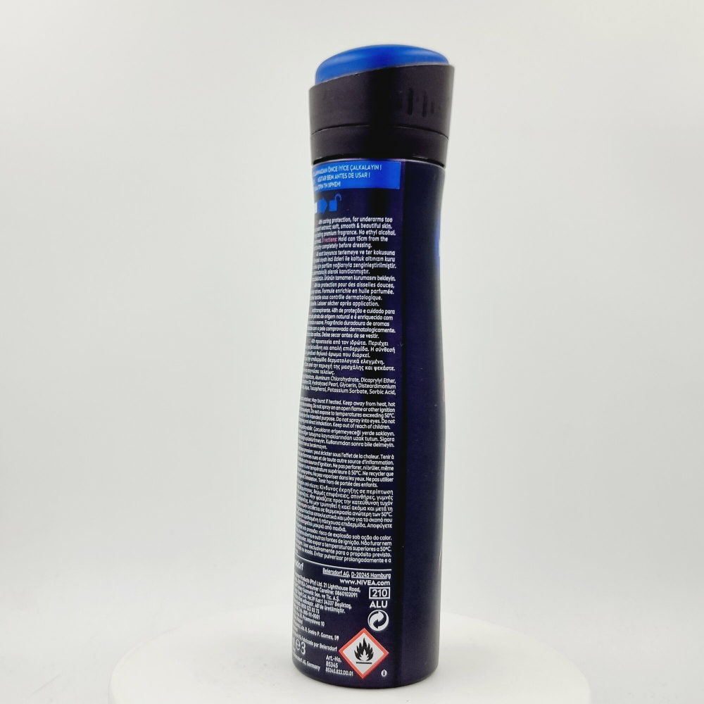 NIVEA Дезодорант - антиперсперант  спрей  Женский Pear&Beauty Fine Fragrance Black  150 мл ( Польша)