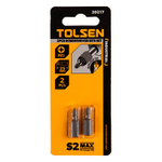 TOLSEN (TT20217) Набор вставок (бит) торцевых 1/4", Pozidriv, PZ1, 25 мм, 2 предмета