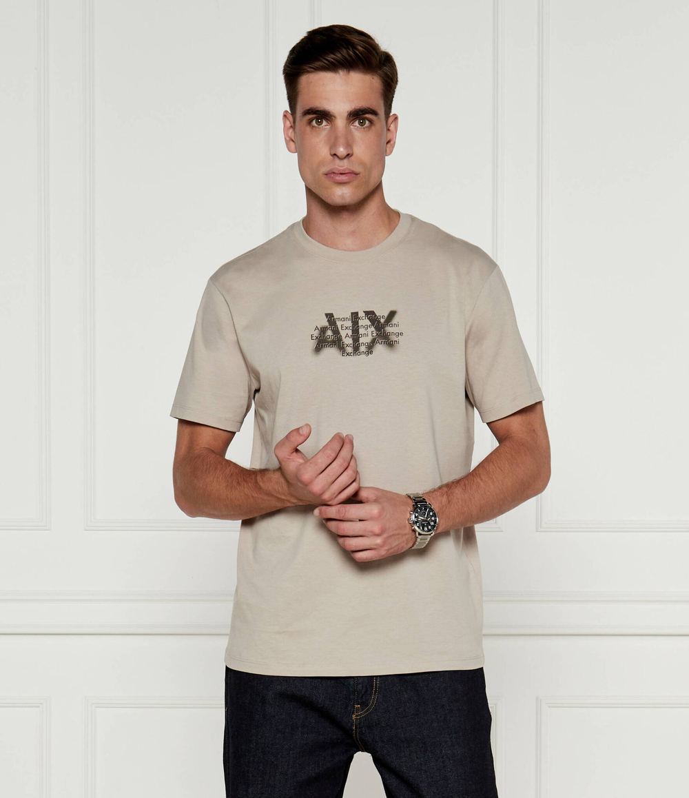 Футболка Armani Exchange - бежевый(6DZTHH ZJH4Z)