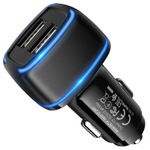 Автомобильное заряд. устр. Borofone BZ14 2USB 2.4A черное