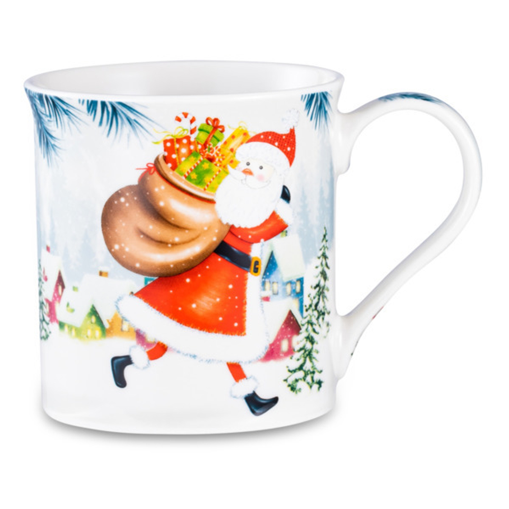 Кружка 9см Lamart Noel Веселые деньки Санта