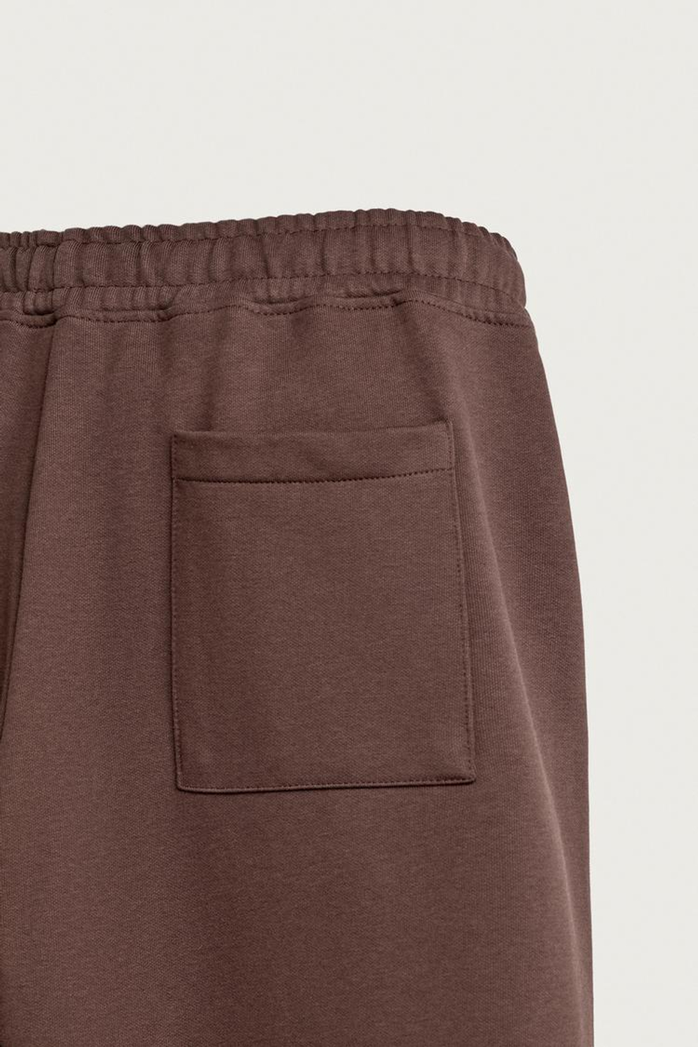 ZARA БАЗОВЫЕ СПОРТИВНЫЕ БРЮКИ LOOSE FIT, КОРИЧНЕВЫЙ