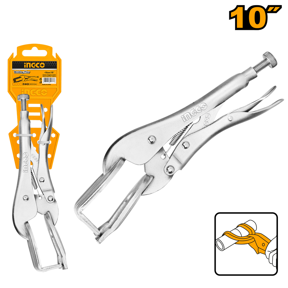 Клещи зажимные INGCO HWP0210 250 мм Клещи зажимные INGCO HWP0210 250 мм