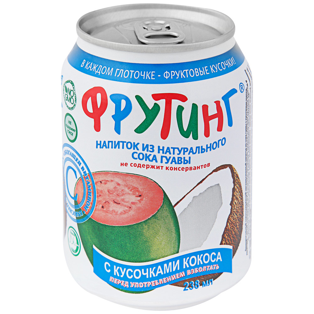 Напиток из сока гуавы с кус кокоса Fruiting 238мл