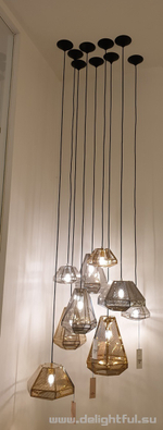 Tom Dixon Cell chandelier