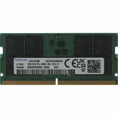 Оперативная память SAMSUNG DDR5 32GB 4800MHz SODIMM 2RX8 M425R4GA3BB0-CQK