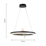 Подвесная люстра Bardy 4654-1P, LED*25W, 1500LM, 4000K. ТМ F-Promo