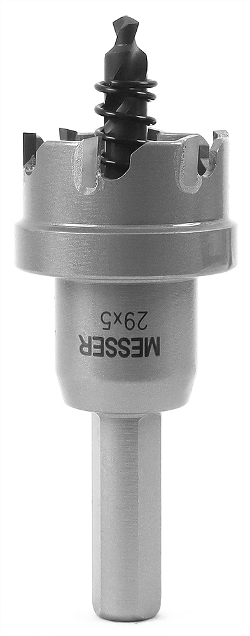 ТСТ коронка MESSER 29X5 с центрирующим сверлом и толкающей пружиной