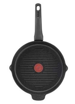 Сковорода-гриль круглая Tefal Black Stone 26 см E2434055
