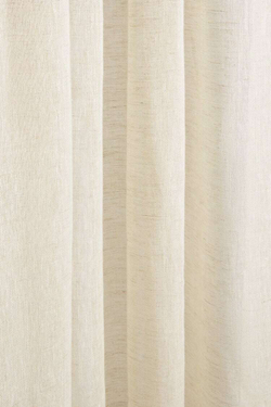 ZARA HOME XL ЛЬНЯНАЯ ЗАНАВЕСКА, СВЕТЛО-БЕЖЕВЫЙ