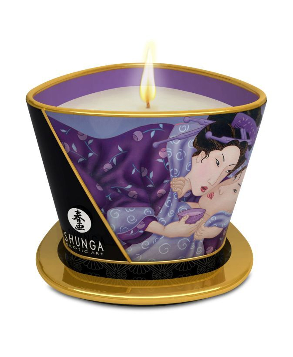 Shunga - Массажная свеча, Экзотический фрукт, 170 мл