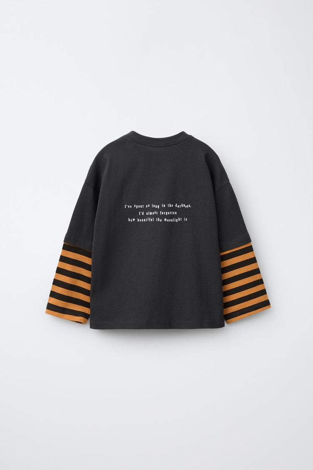 ZARA Лонгслив THE NIGHTMARE BEFORE CHRISTMAS © DISNEY, ЧЕРНЫЙ