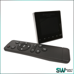 Комплект влагостойкой акустики для бани и сауны - SW 1 Black SAUNA (квадратная решетка)