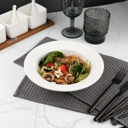 Тарелка глубокая 500 мл d 21 см h6,5 см белая фарфор P.L. Proff Cuisine [4]