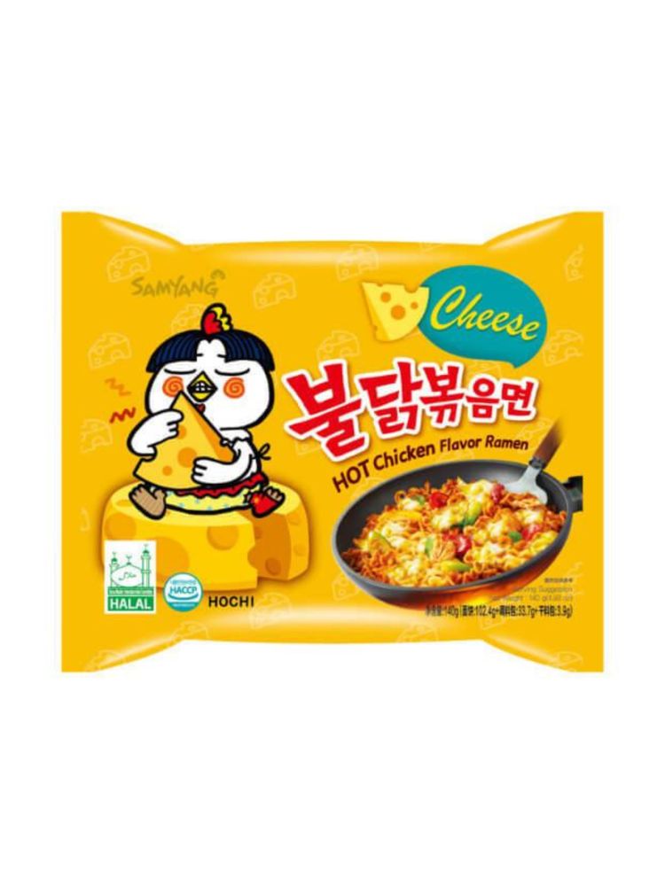 Лапша Samyang Острая курица с сыром 140 г