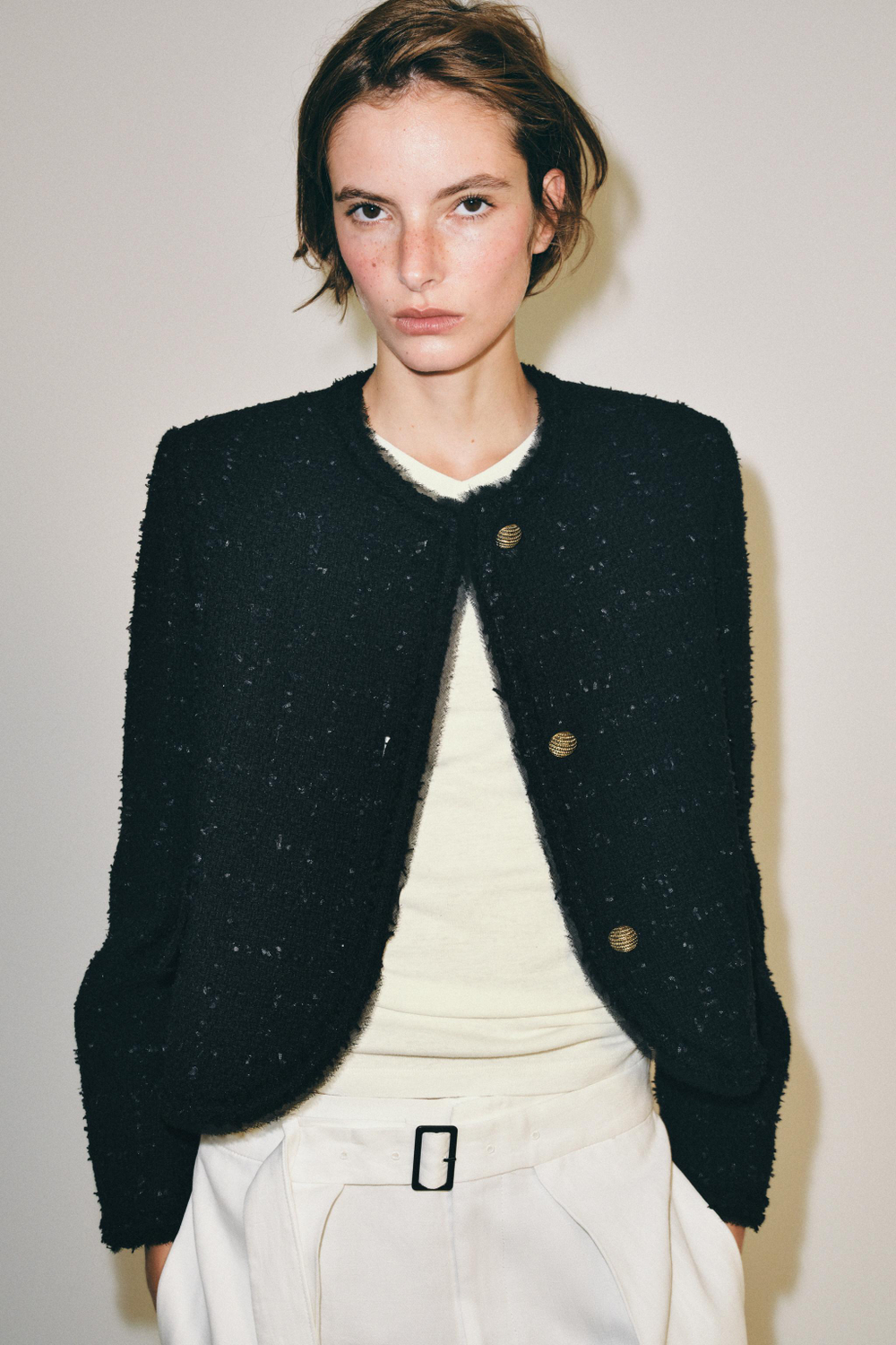 БЛЕЙЗЕР С ПУГОВИЦАМИ — ZW COLLECTION — ZARA