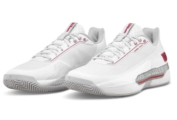 Мужские кроссовки теннисные Wilson Rush Tour 5 - bright white/wilson red