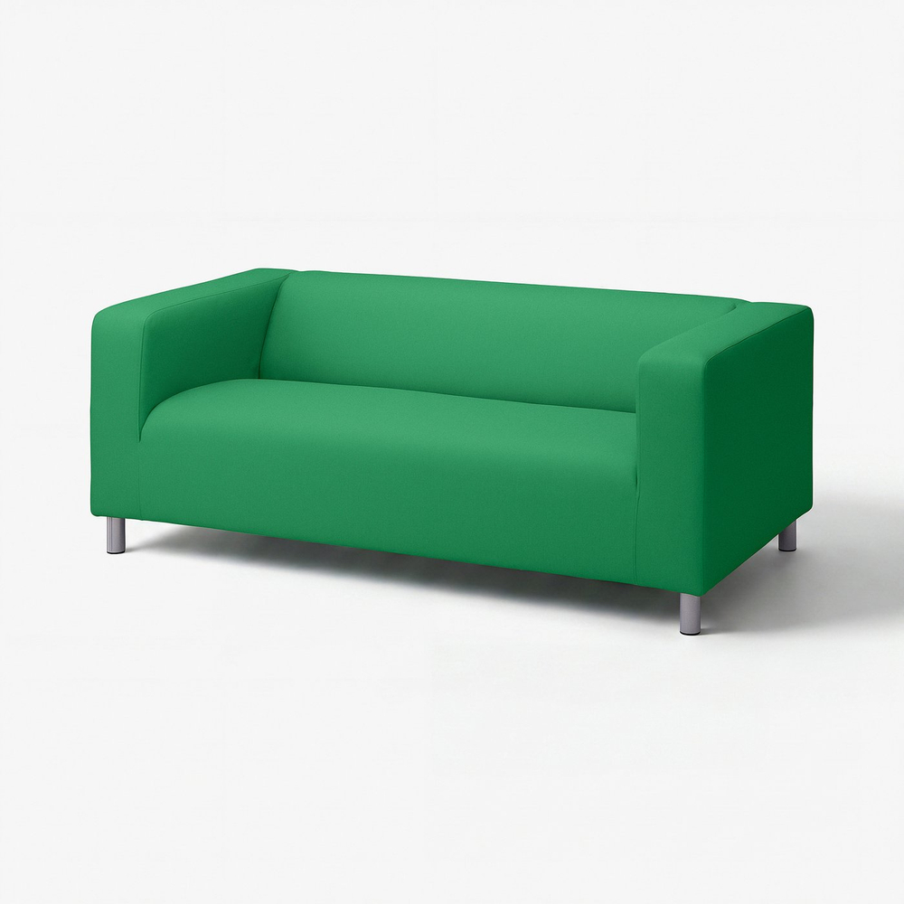IKEA KLIPPAN  (ИКЕА КЛИППАН)  -  Чехол на 2-местный диван - Виссле зелёный