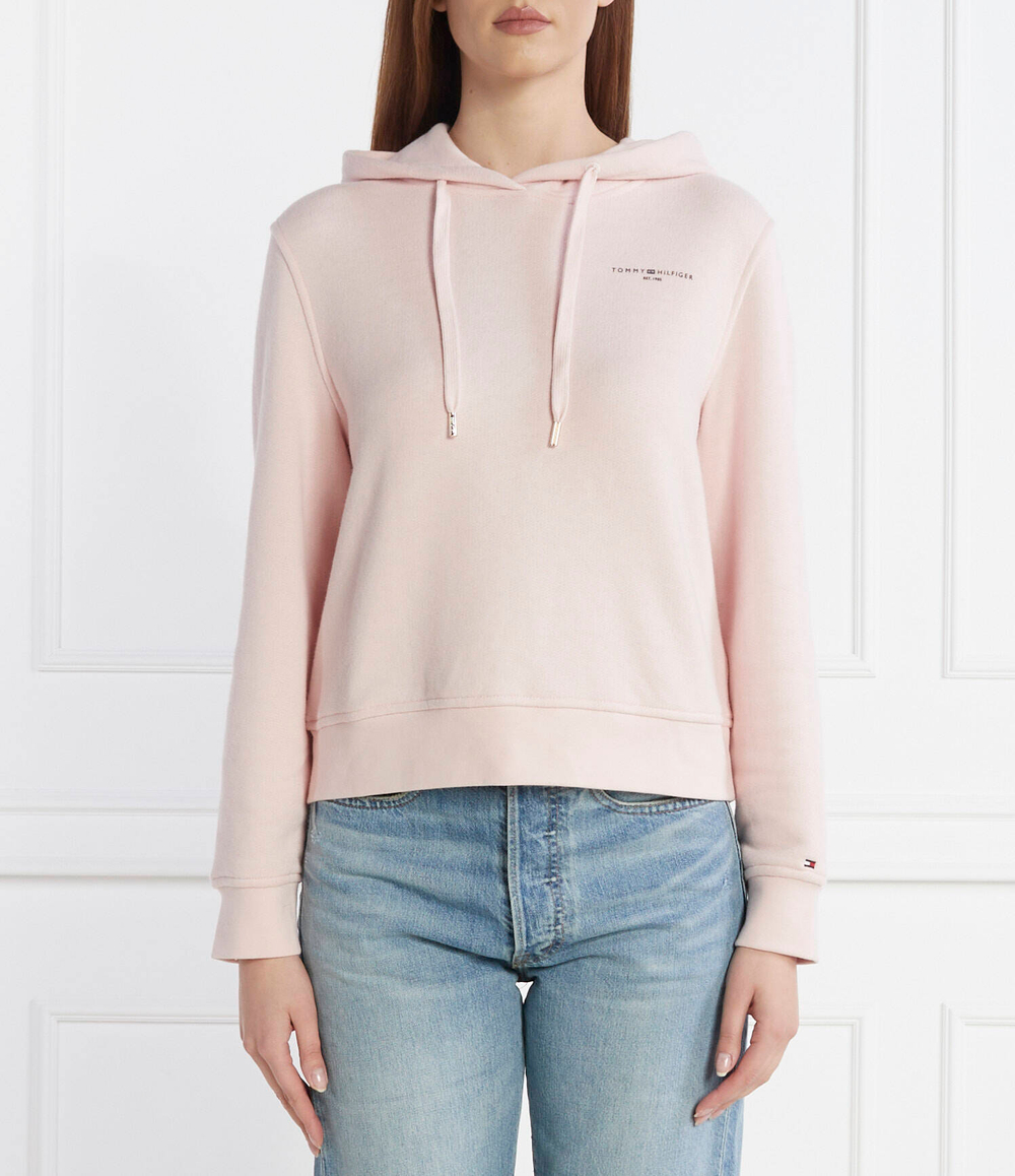 Худи MINI CORP LOGO Tommy Hilfiger - пудро-розовый(WW0WW40274)