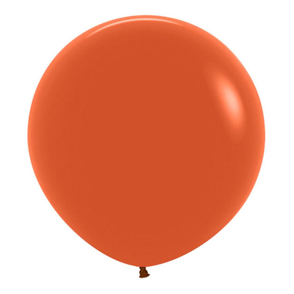 Шар 24" Оранжевый пастель/ Orange деко
