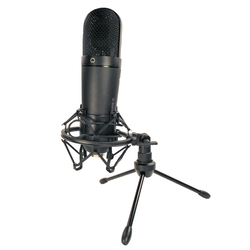 USB микрофон Recording Tools MCU-01 (черный) + стойка и амортизатор