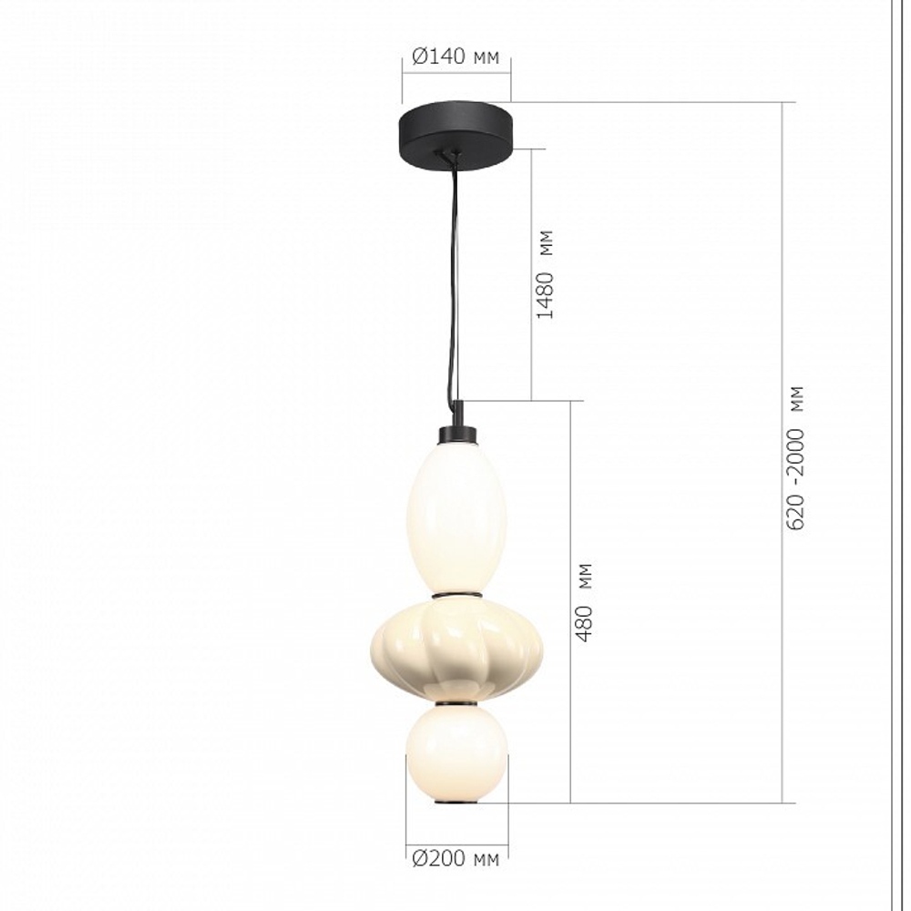Подвесной светильник ST-Luce FLORENTINI SL6134.413.01