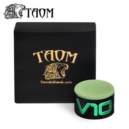 Мел бильярдный "Taom V10 Chalk" Green без упаковки 1шт.