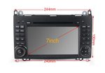 Штатная магнитола для Mercedes-Benz A класс 2004-2012 W169 B класс 2005-2011 W245 Viano 2007-2015 W639 Vito 2007-2014 W639 Vito 2014+ W447 Sprinter 2006-2015 W906 VW Crafter 2006-2015 LT 2006-2015 KUBERG MKD-M787-P30
