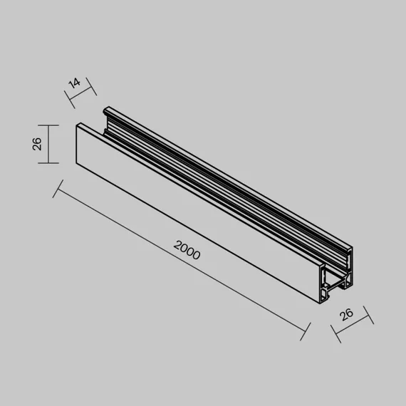 Шинопровод Busbar trunkings Exility TRXMN034-412B Maytoni