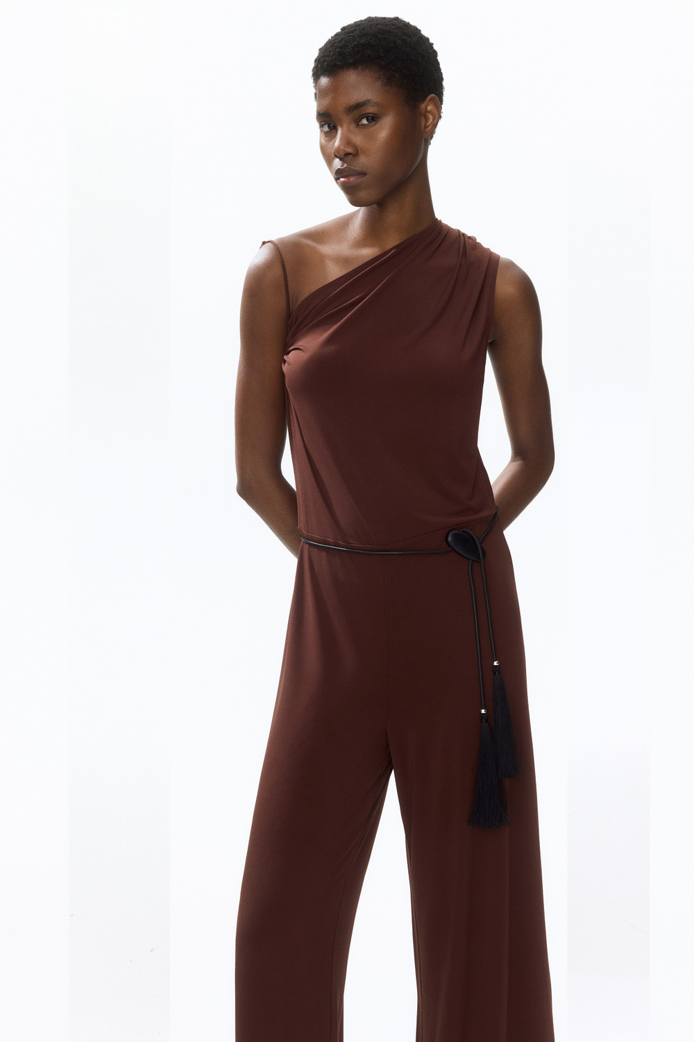 Асимметричный комбинезон из джерси - H&M