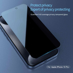 Защитное стекло Nillkin Guardian Full Антишпион для iPhone 15 Pro