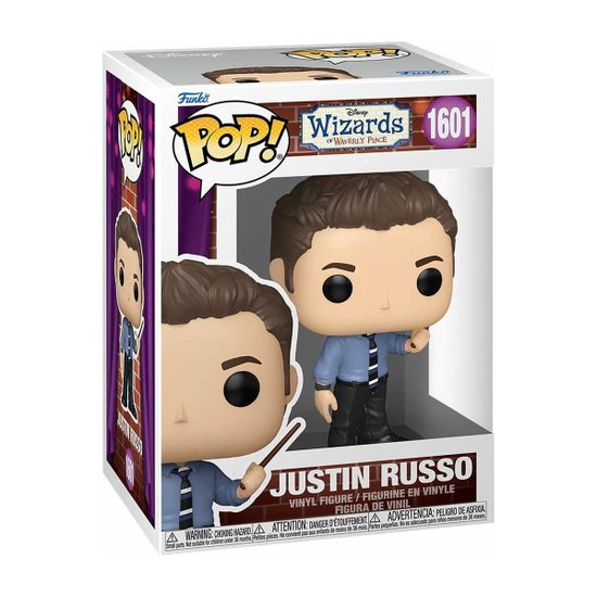 Фигурка Funko POP! Disney Wizards of Waverly Place Justin Russo (1601) 86232 — упаковка